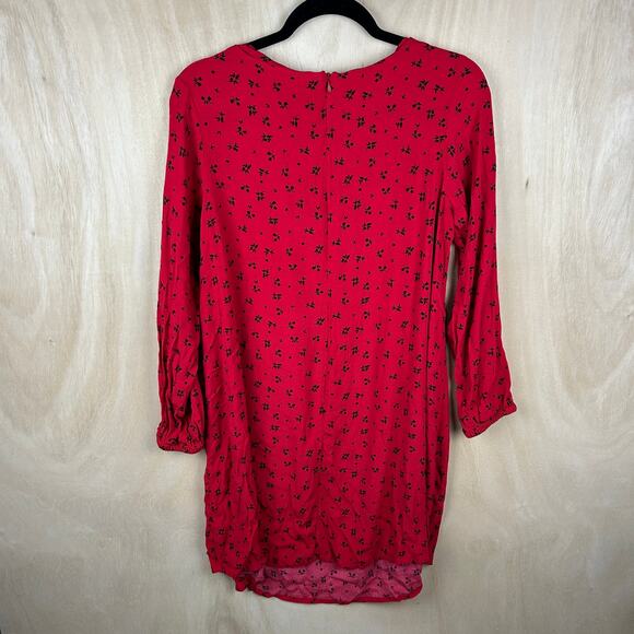The Nines by Hatch Red Maternity Dress L Long Sleeve Pregnancy Style - Picture 4 of 4